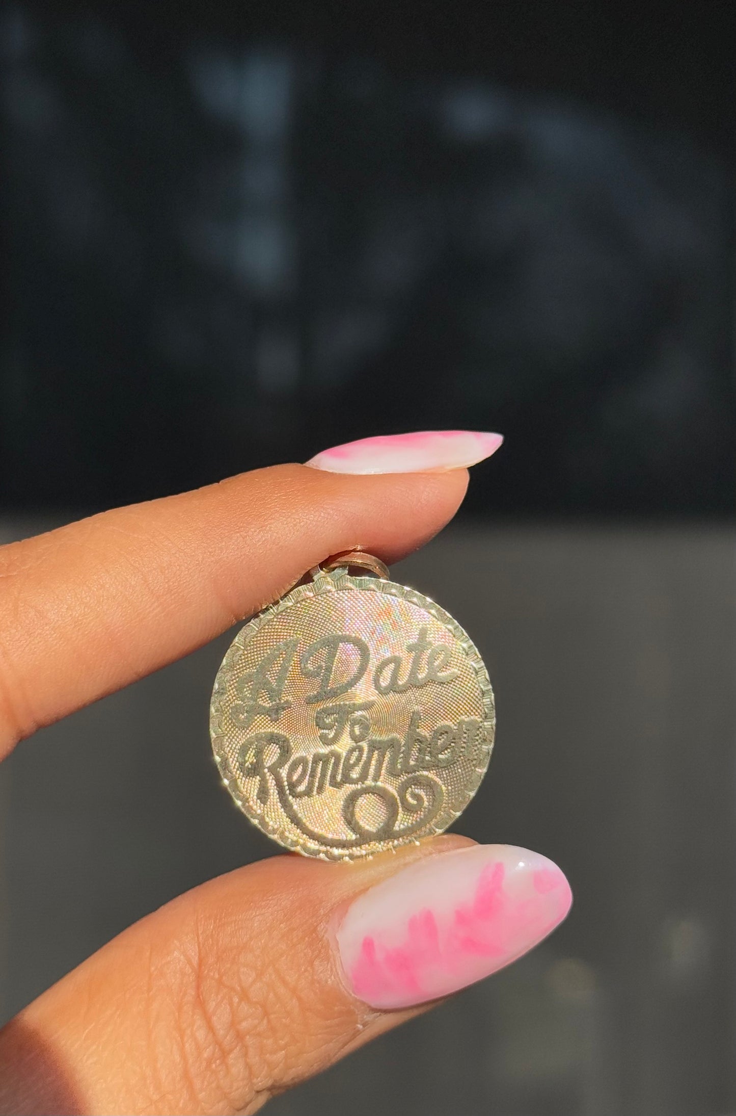 14k Vintage A Date To Remember Charm