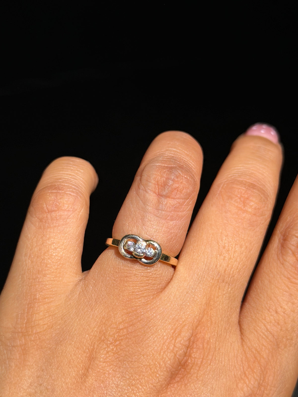 14k diamond ring