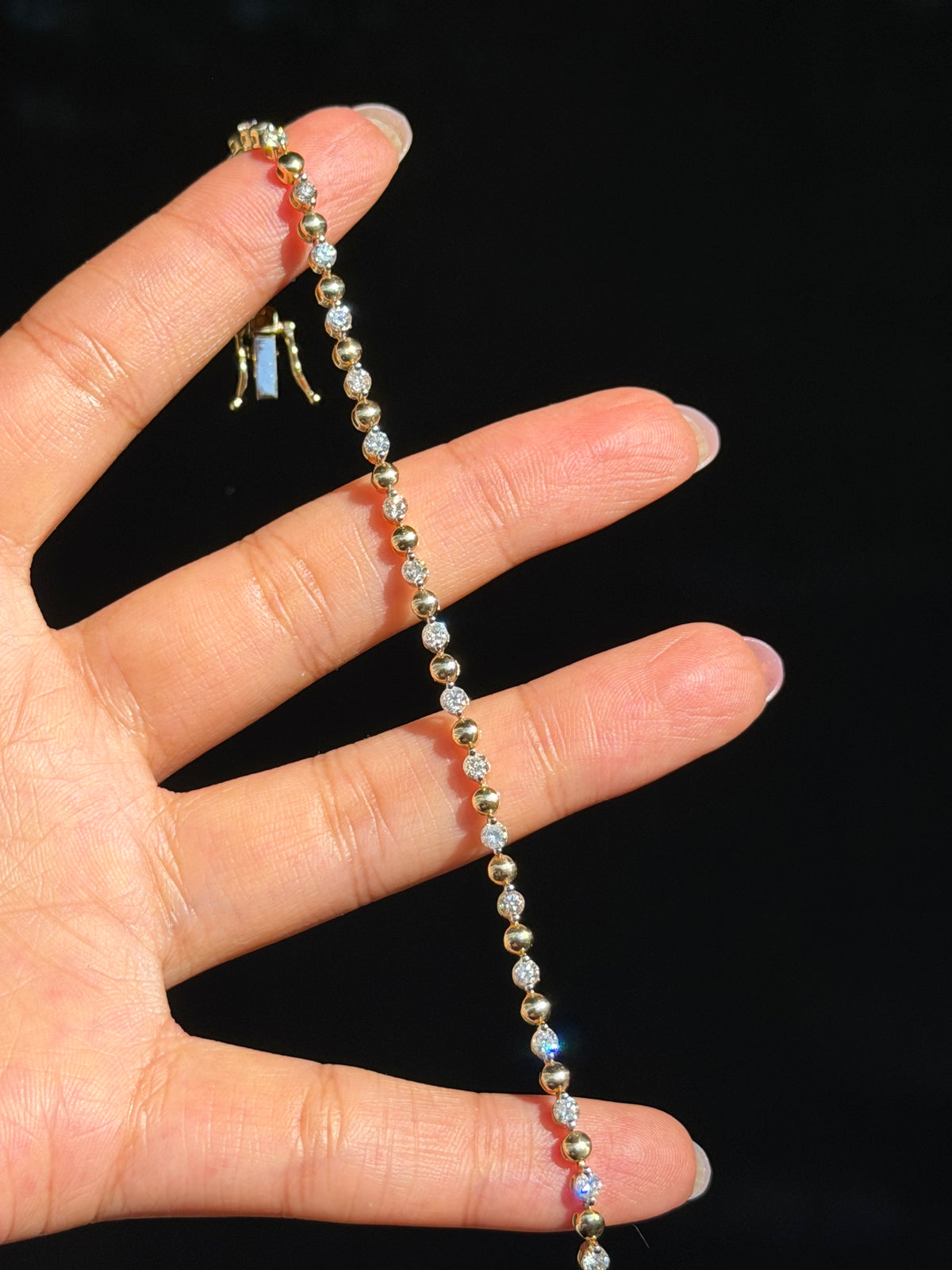 14k 1.50ct Diamond tennis bracelet