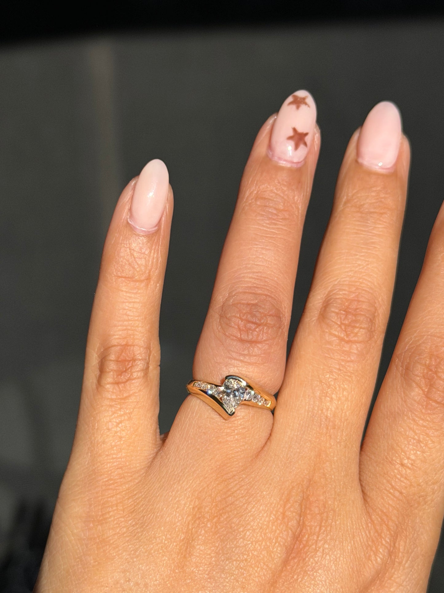 18k Solitaire Ring