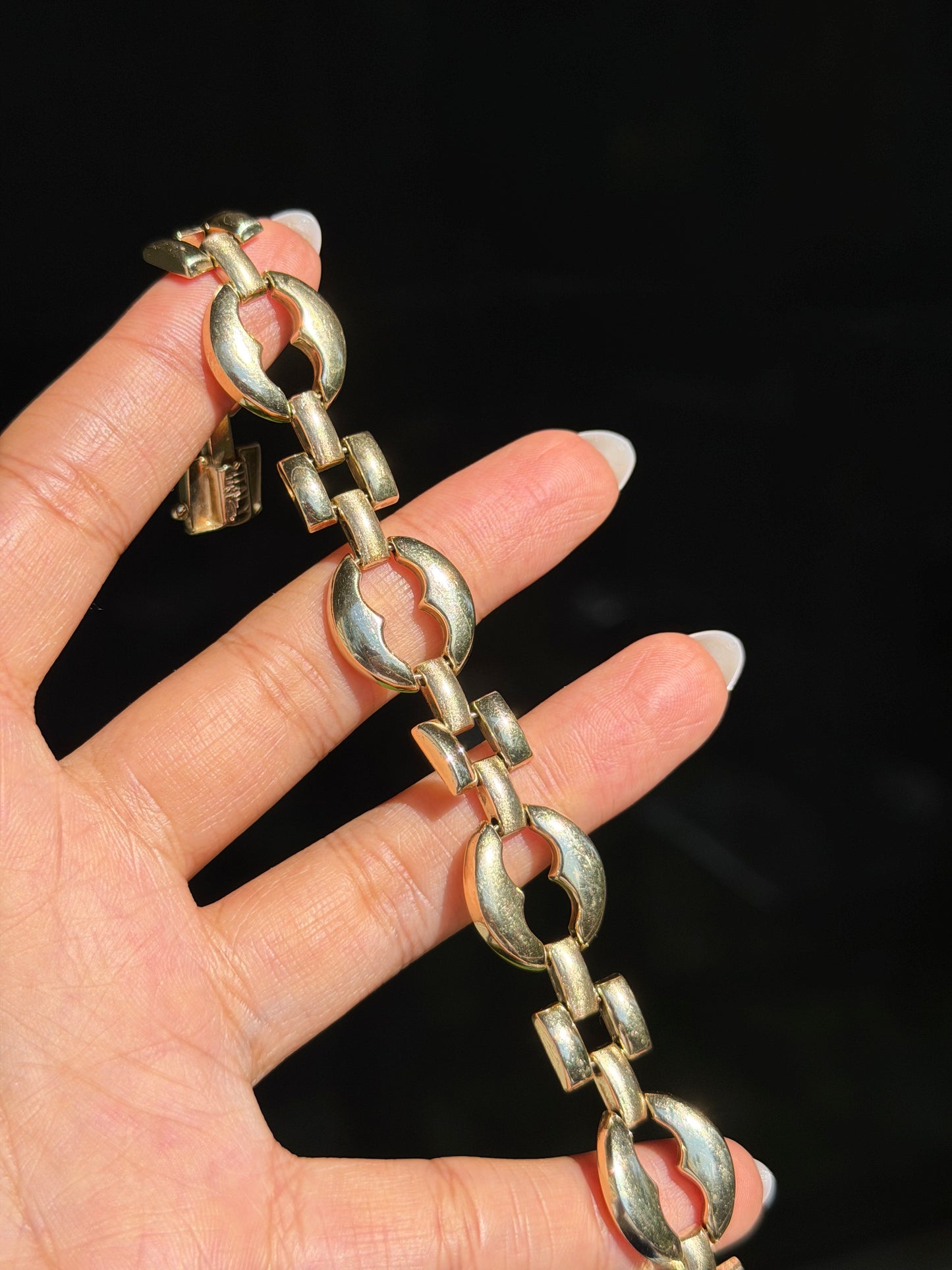 14k Fancy mariner link brain