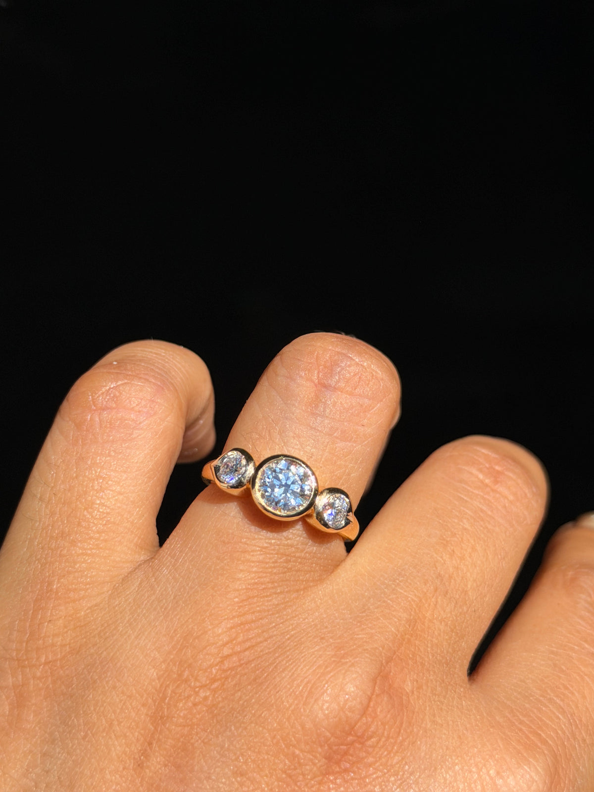 14k 1.50ctw lab diamond Ring