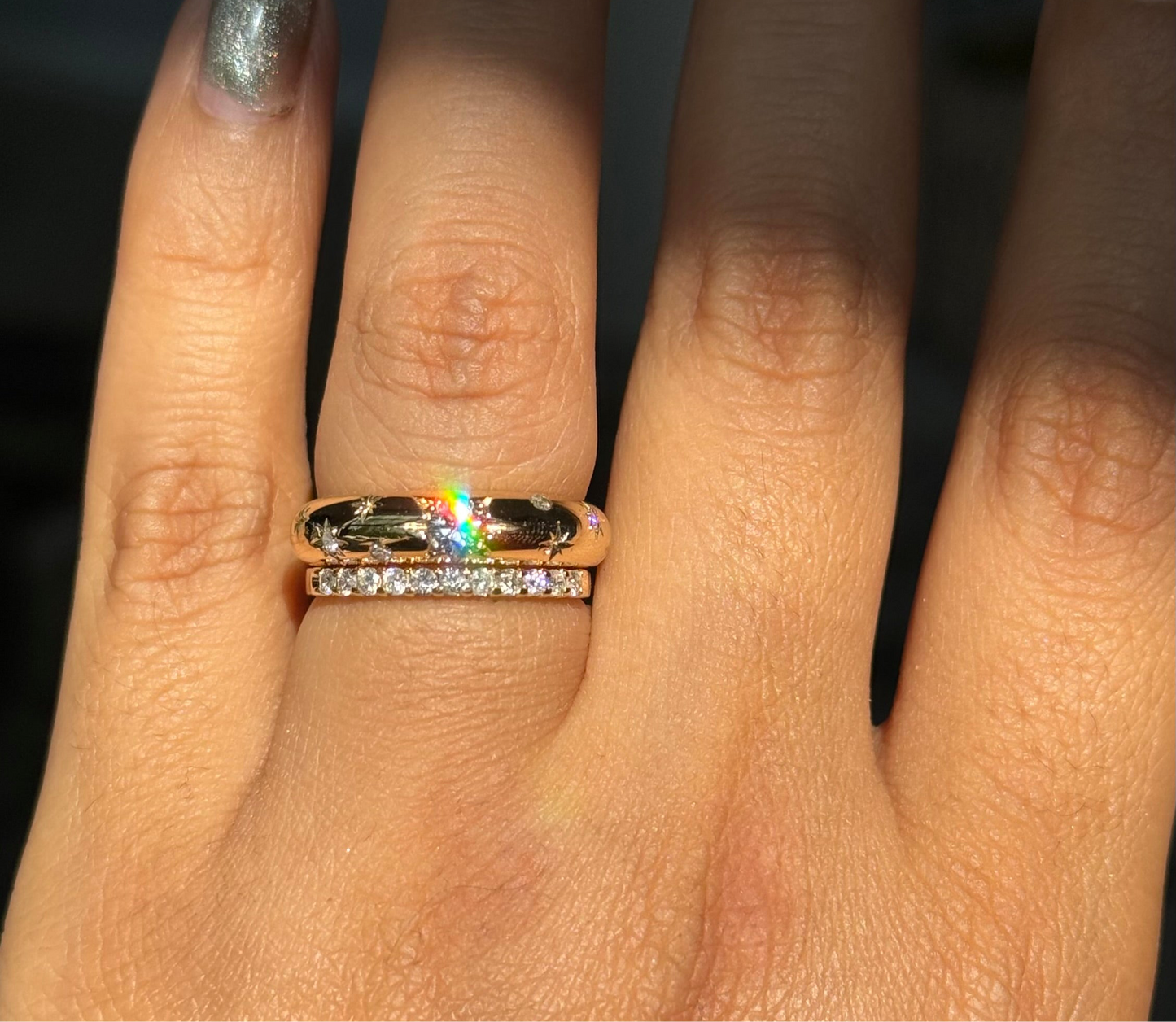 14k Star Dust Band