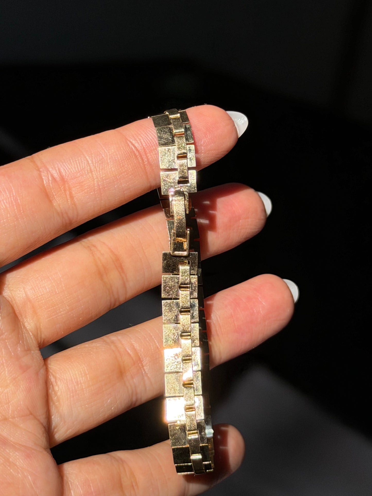 14k fringe cleopatra style bracelet