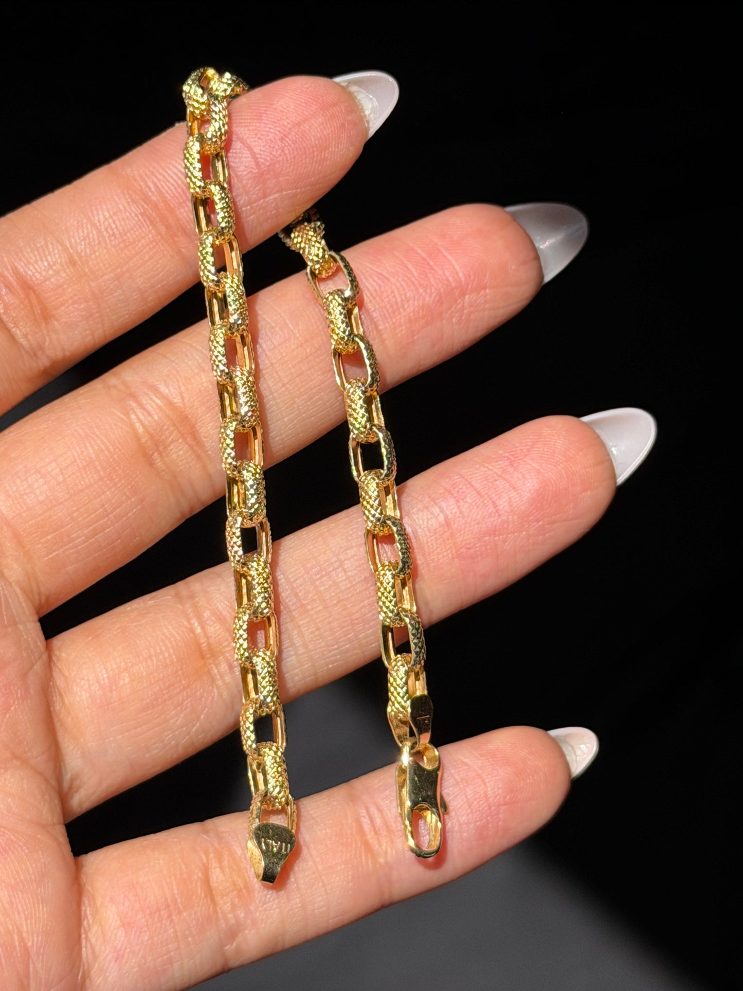 Vintage Italian 14k UnoAerre  Bracelet