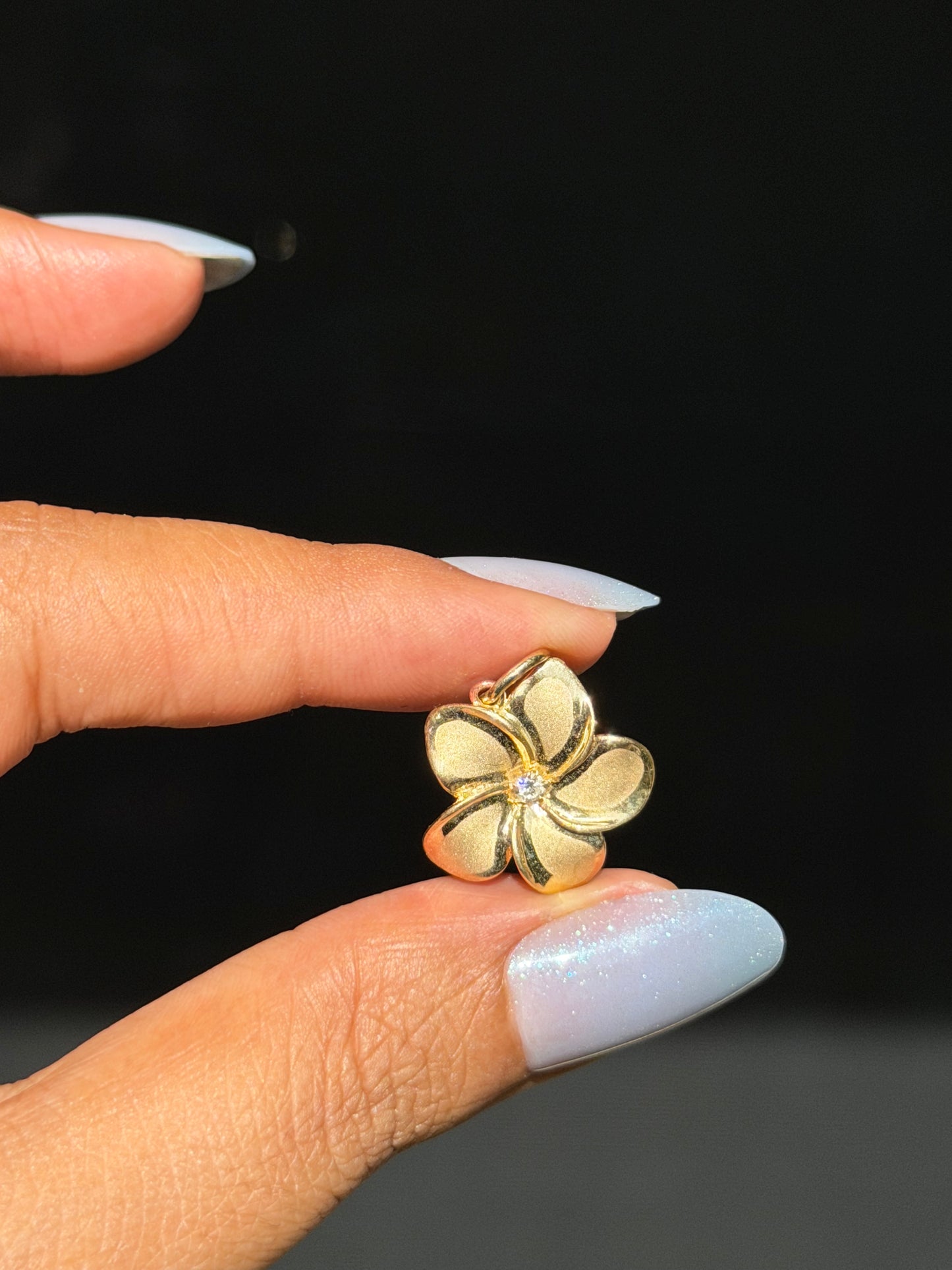 14k Plumeria 🌸 charm