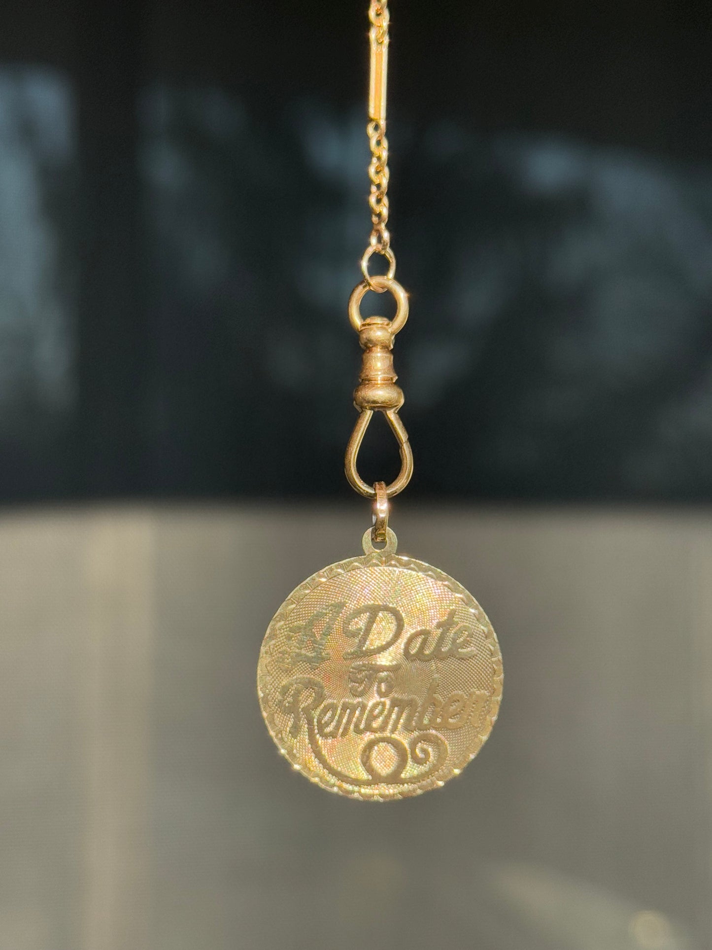 14k Vintage A Date To Remember Charm